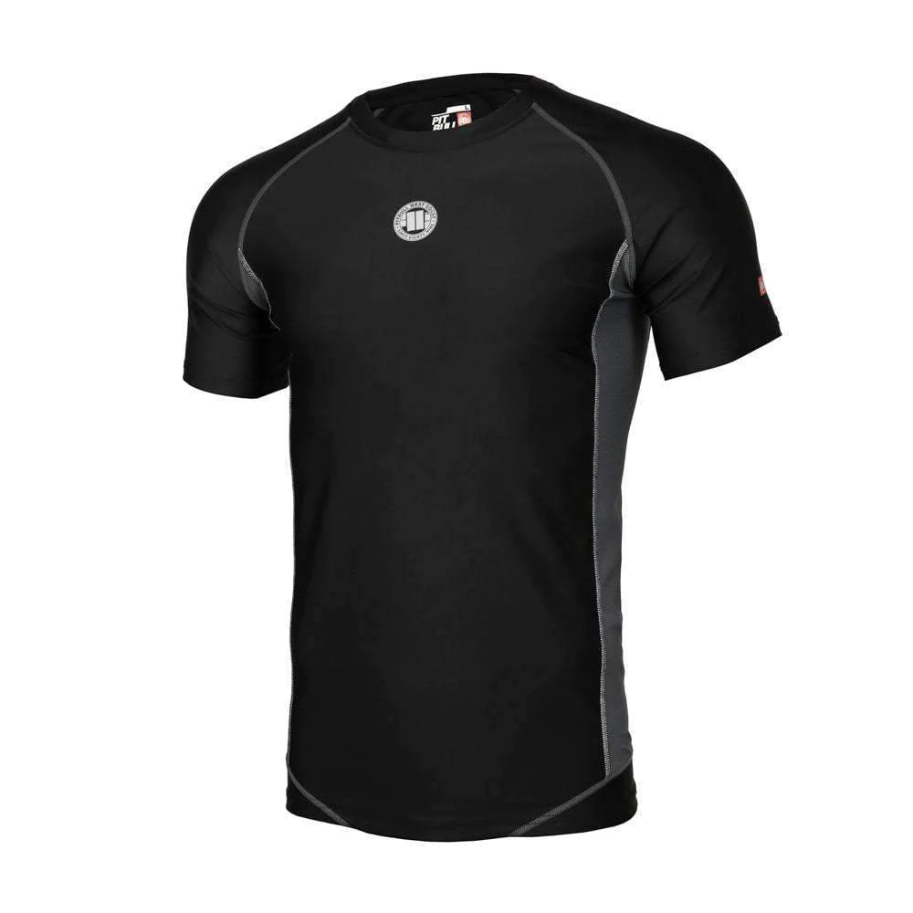 Pitbull - PRO PLUS SMALL LOGO - BLACK - Rashguard